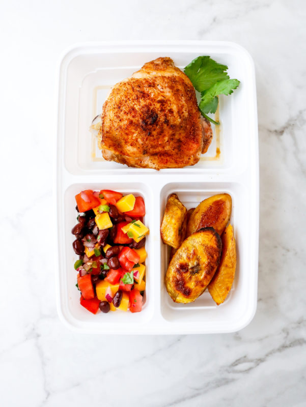 Sheet Pan Caribbean Chicken Thighs 