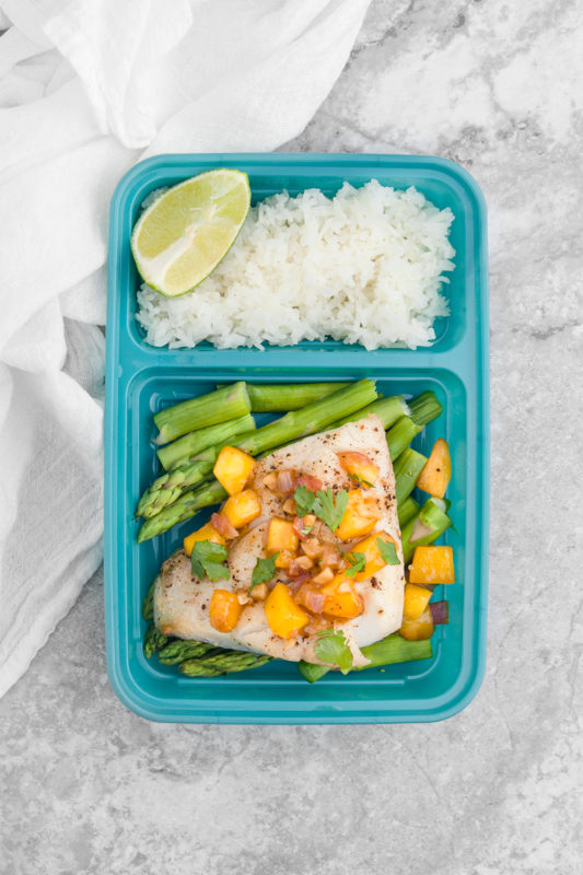 Broiled Cod with Mango Relish