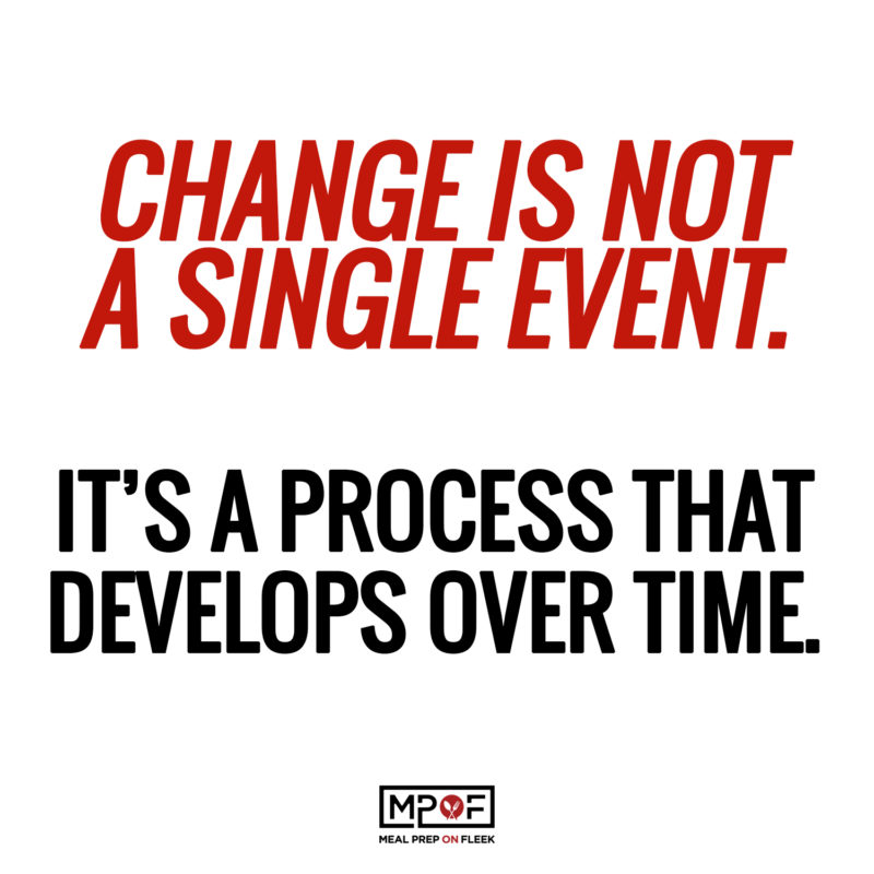 change is a process