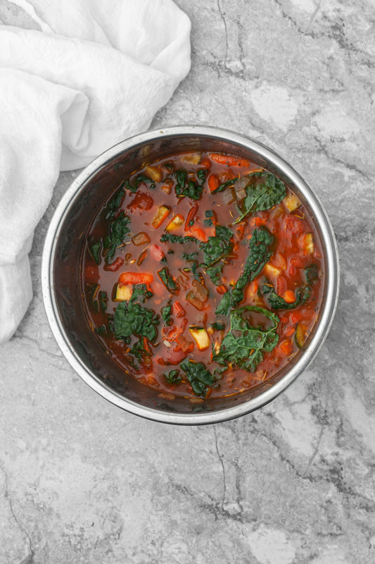 Instant Pot Minestrone Soup