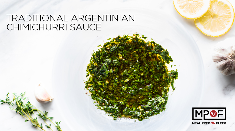 traditional Argentinian chimichurri sauce recipe