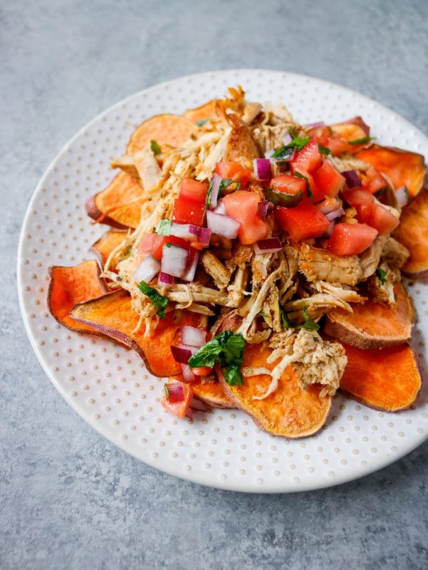 Chicken Carnitas Nachos Lunch