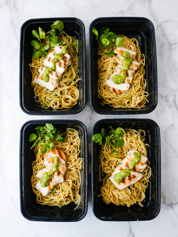 Watercress Pesto Spaghetti 