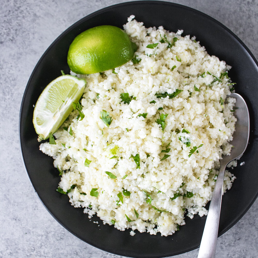 Cilantro Lime Cauliflower Rice