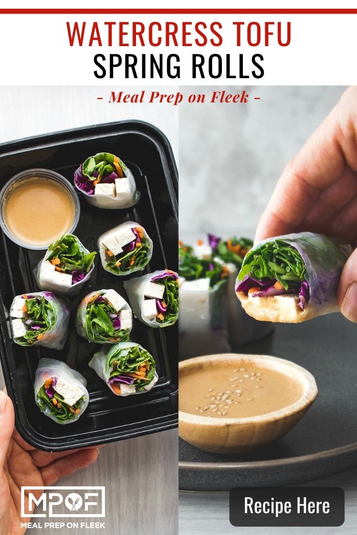 MEAL PREP Turkey Spring Roll Jars • Healthy Spring Roll Bowl