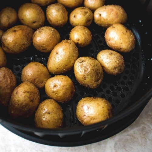 Air Fryer Baby Potatoes blog recipe
