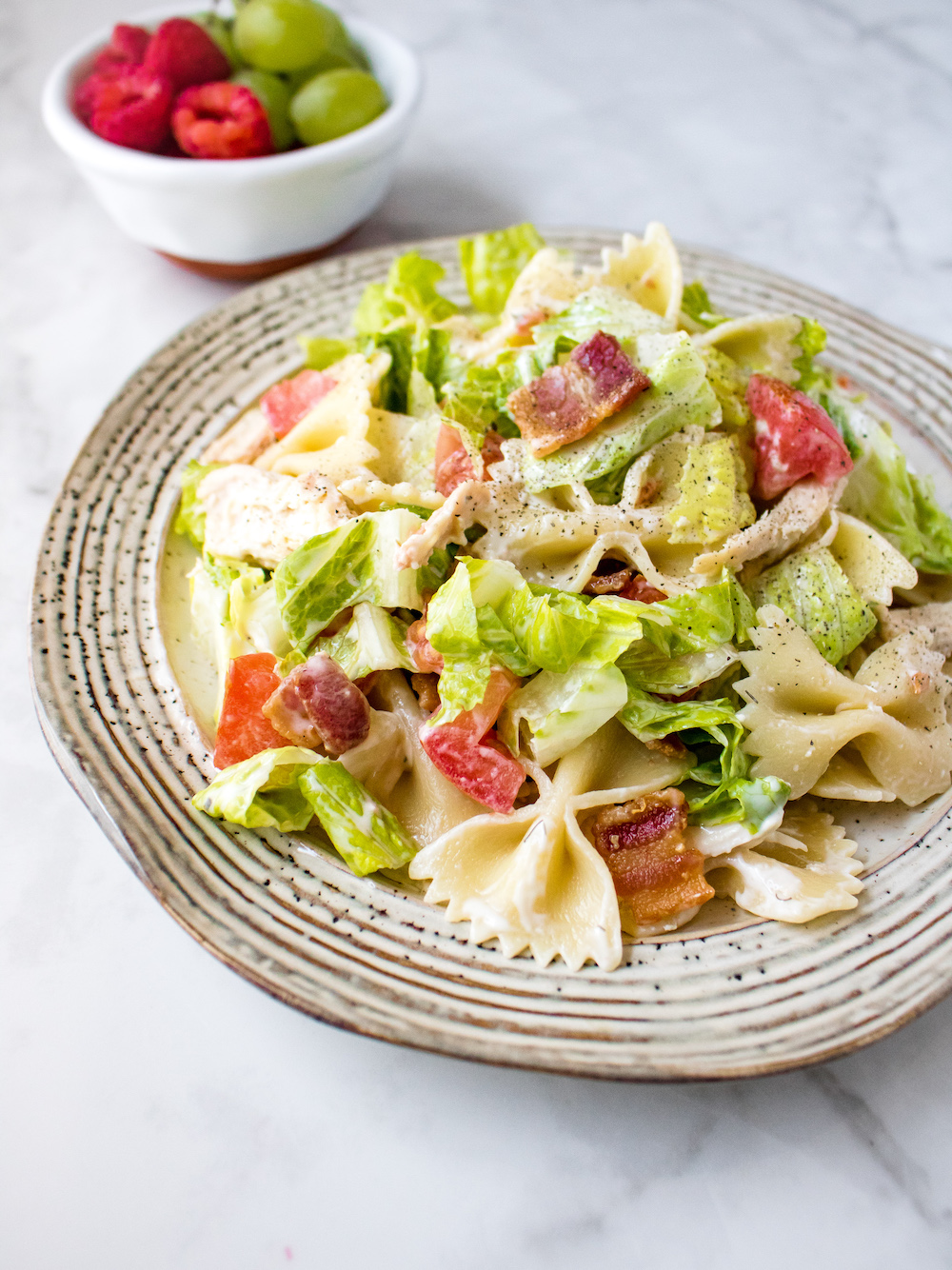 Chicken BLT Pasta Salad | Meal Prep on Fleek™