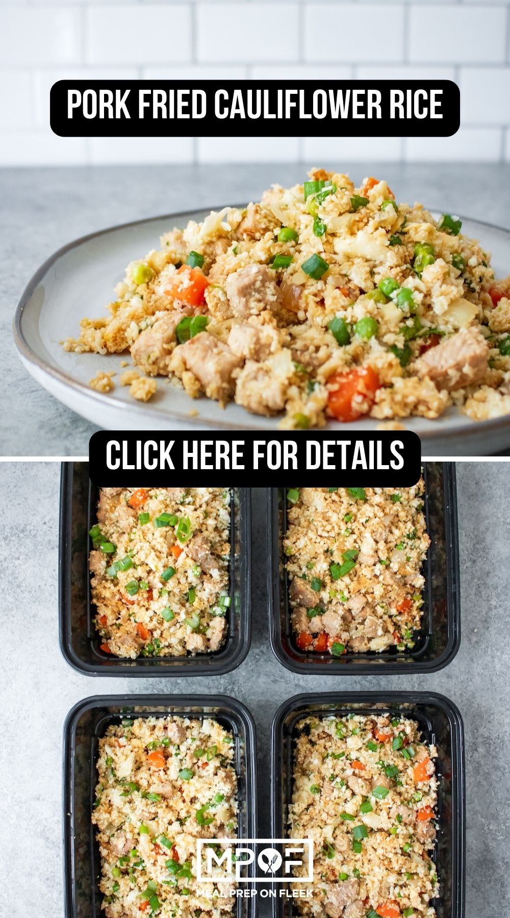 Pork Fried Cauliflower Rice Recipe