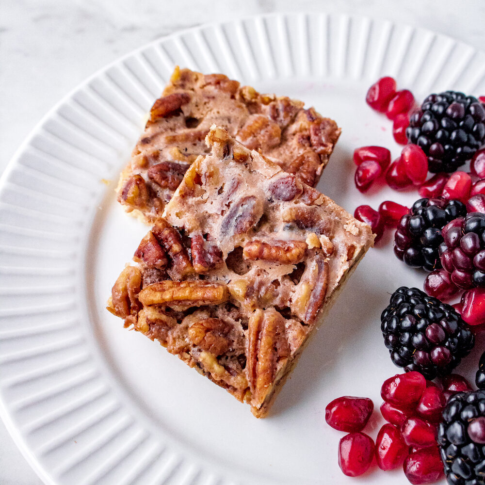 Low Carb Pecan Pie Bars