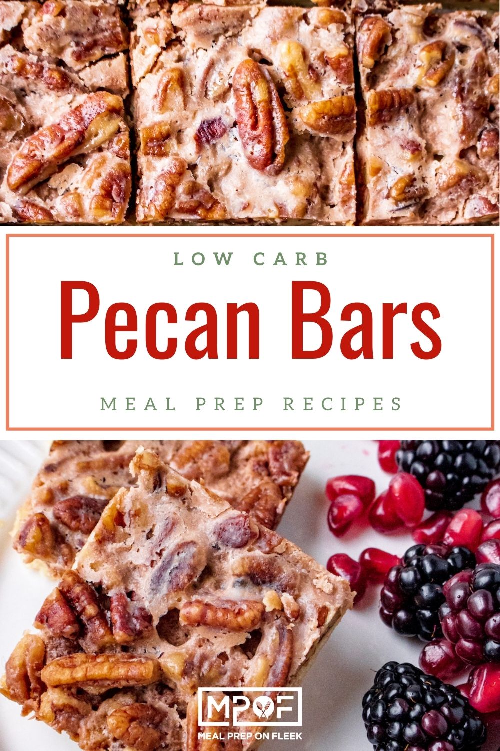 Low Carb Pecan Pie Bars