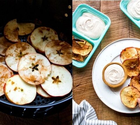 Air-Fried Apple Chips