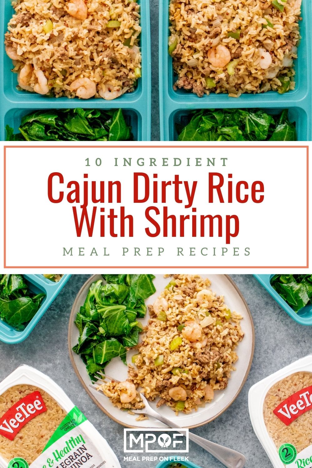 10-Ingredient Cajun Dirty Rice with Shrimp