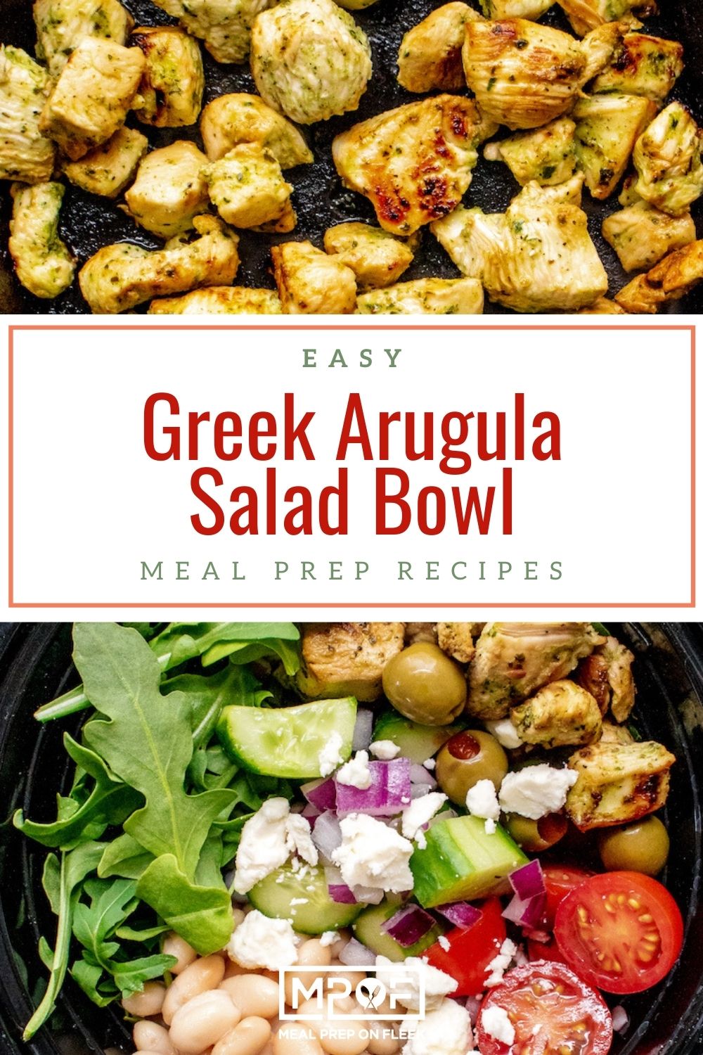 Greek Arugula Power Salad 