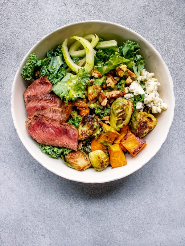 Kale Steak Power Salad  