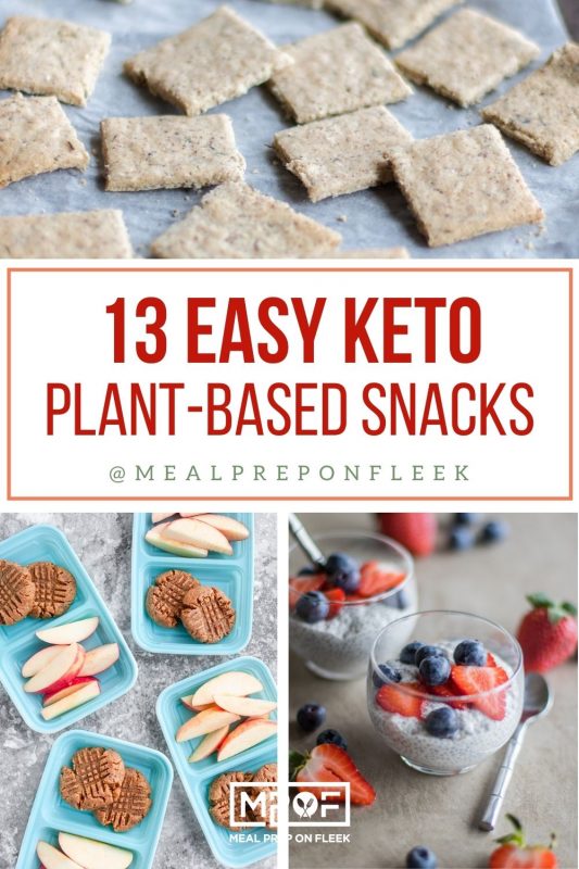 Keto Plant Based Snacks Meal Prep Pin