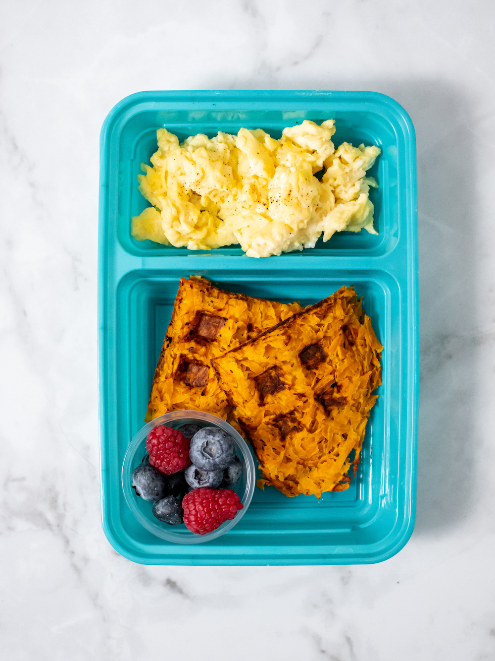 Sweet Potato Hash Brown Waffles