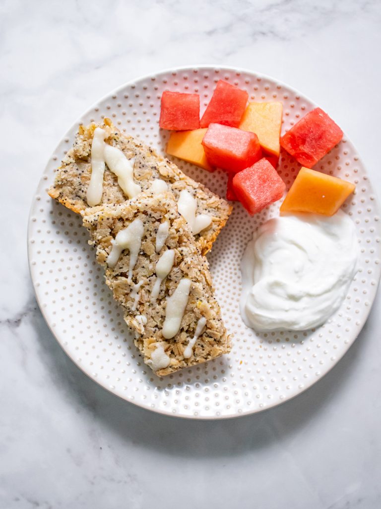Lemon Poppy Seed Oatmeal Bars Recipe