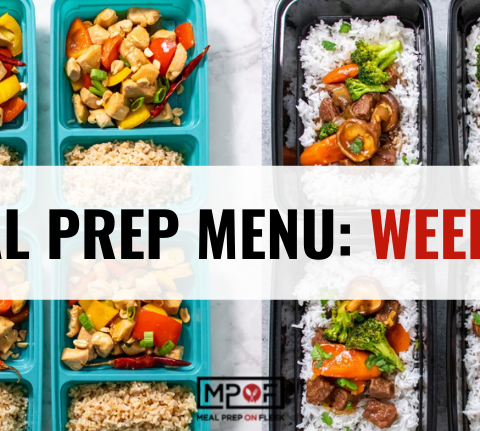 Meal Prep Menu: Week 46