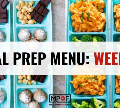 Meal Prep Menu: Week 51