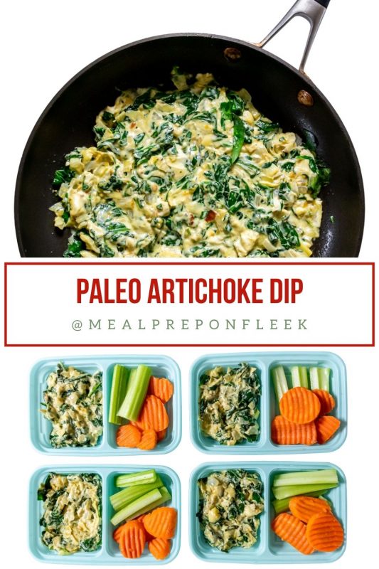 Paleo Spinach Artichoke Dip