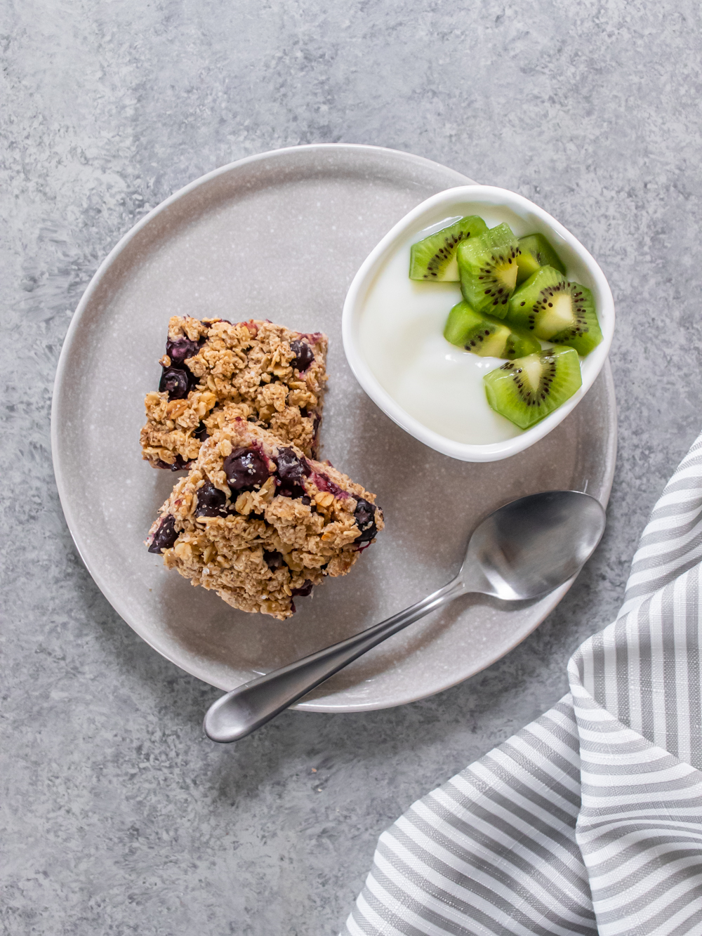 Vegan Blueberry Breakfast Bars