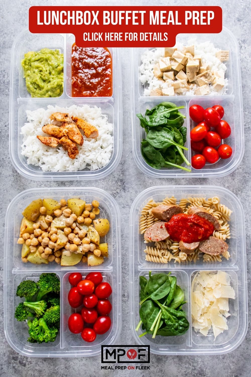 Easy & Delicious Buffet Style Meal Prep