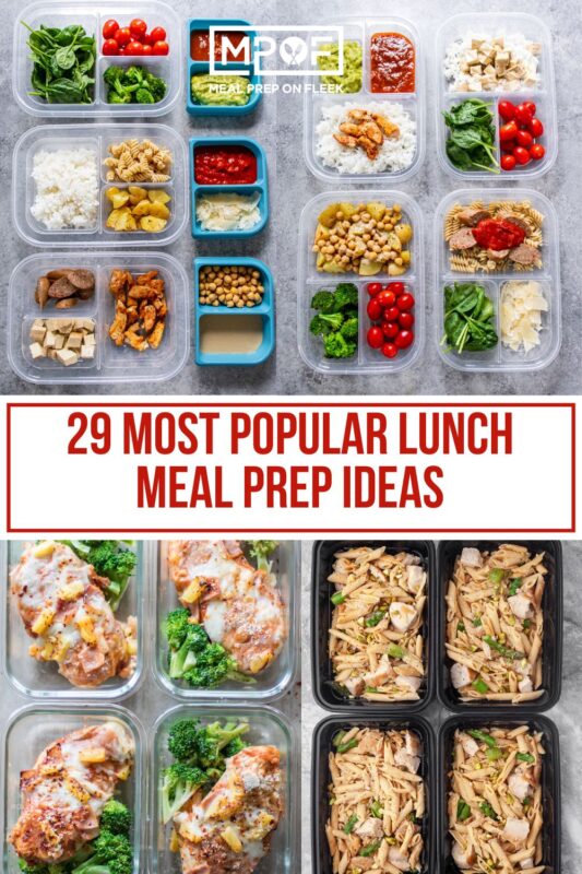 29 Most Popular Lunch Meal Prep Ideas Pin