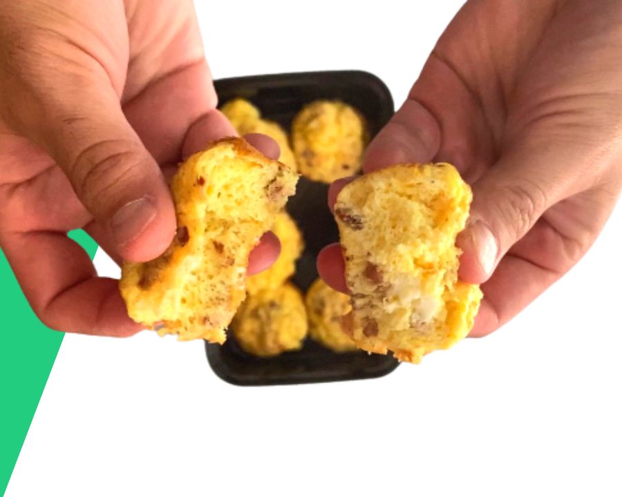 Bacon and Cheese Egg Bites (High Protein Meal Prep)