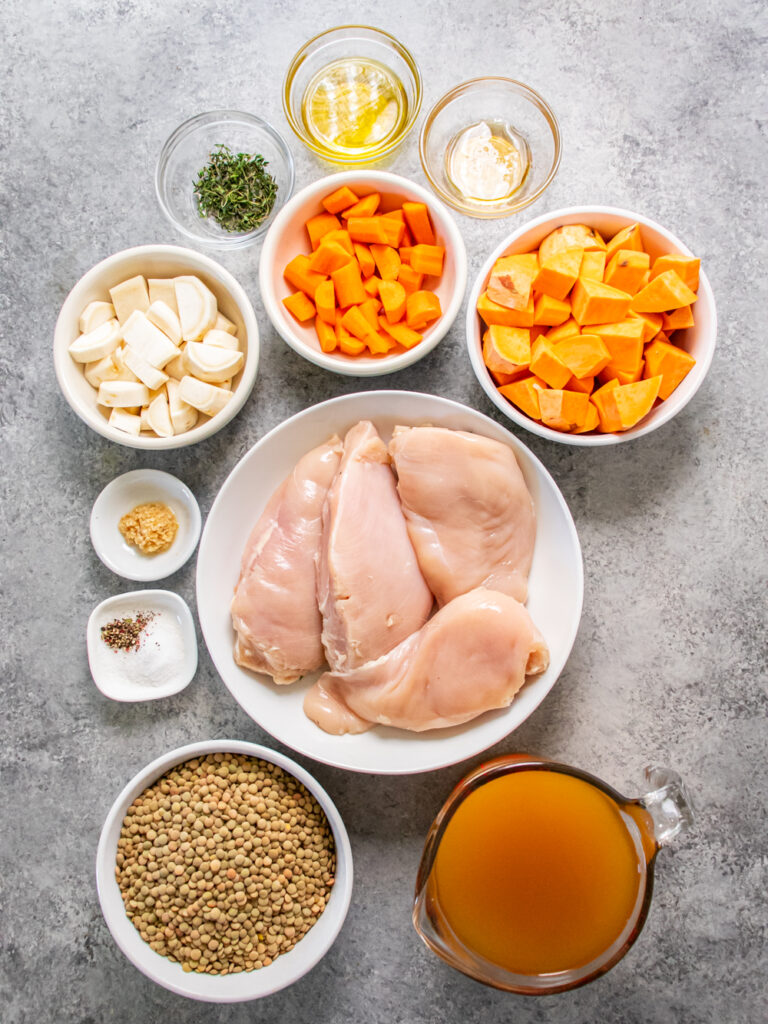 Herb Roast Chicken and Root Vegetables