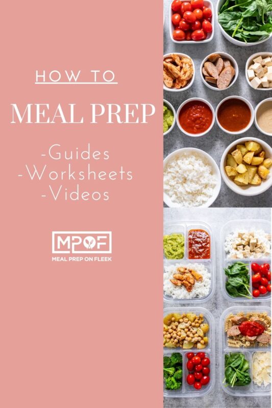 How to Meal Prep (Guide for Beginners) - The Cookie Rookie®