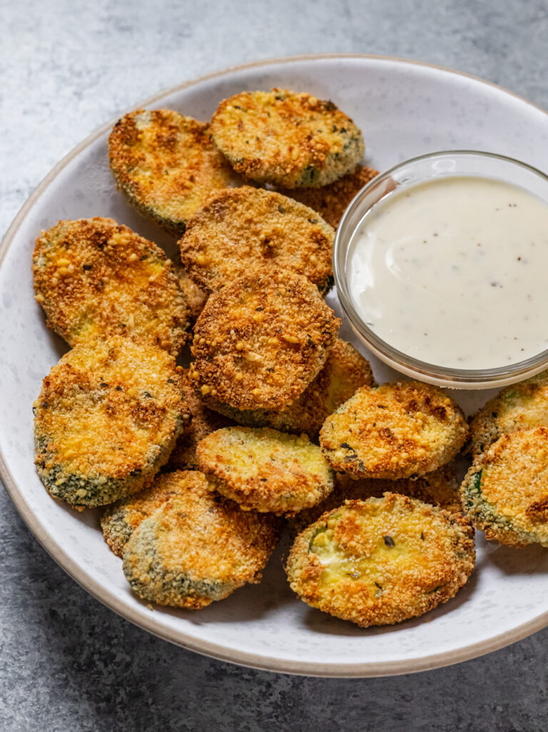 Air Fryer Crispy Zucchini Chips | Meal Prep on Fleek