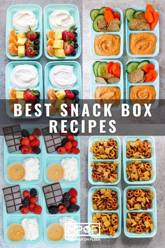 Bento Box Snack Prep Ideas - Peanut Butter and Fitness