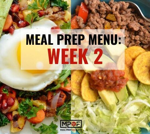 Meal Prep Menu 2023 - Week 2