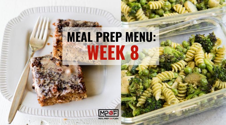 Meal Prep Menu 2023 - Week 8