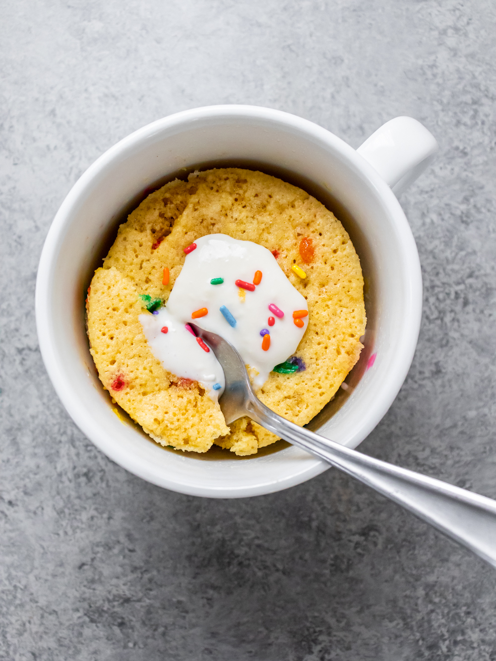 Keto Microwave Birthday Cake Cups