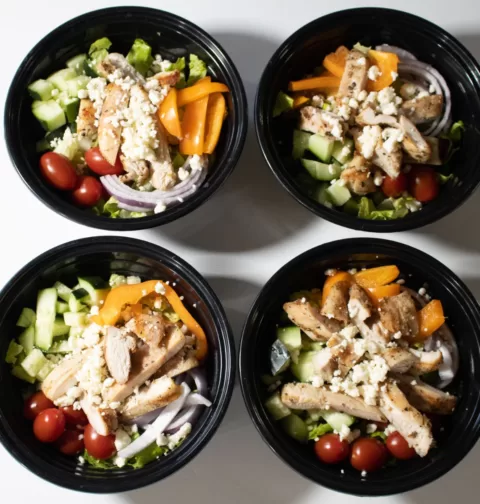 Chicken Greek Salad Recipe for Meal Prep