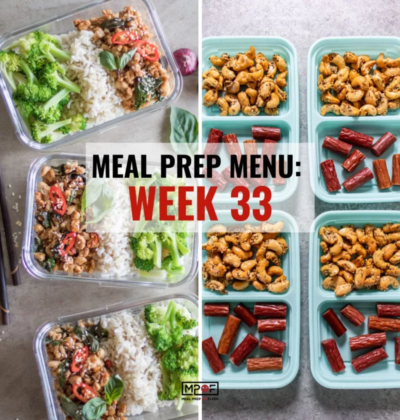 Meal Prep Menu 2023 Week 33 | Meal Prep on Fleek