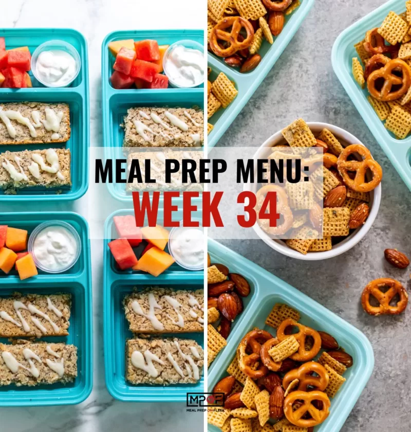 Meal Prep Menu 2023 Week 34 | Meal Prep on Fleek
