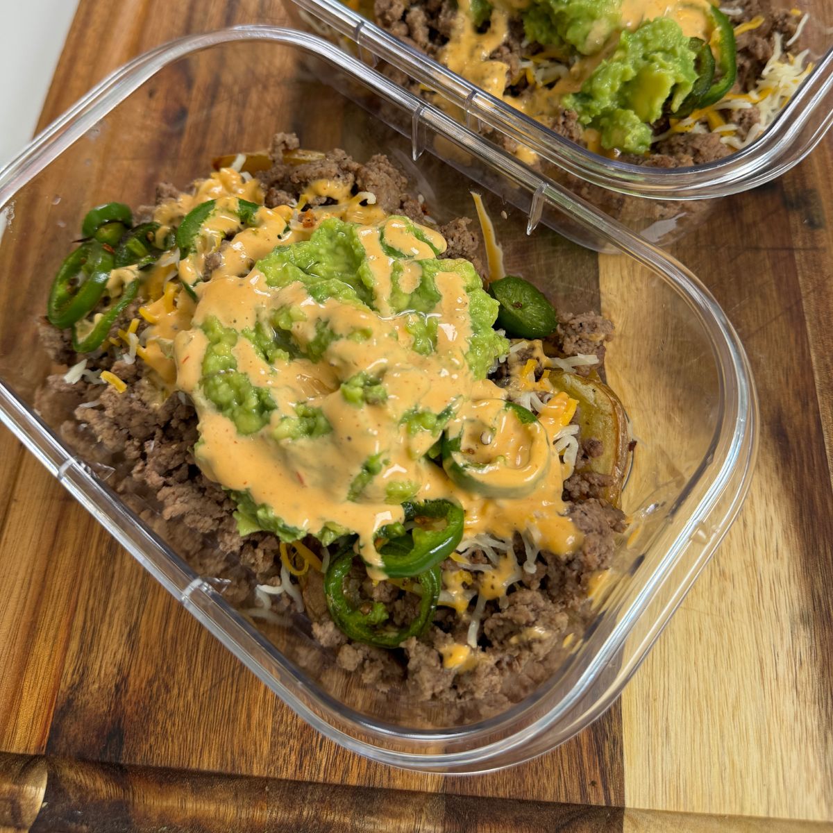 Green and Hot Bison Burger Bowl (2)