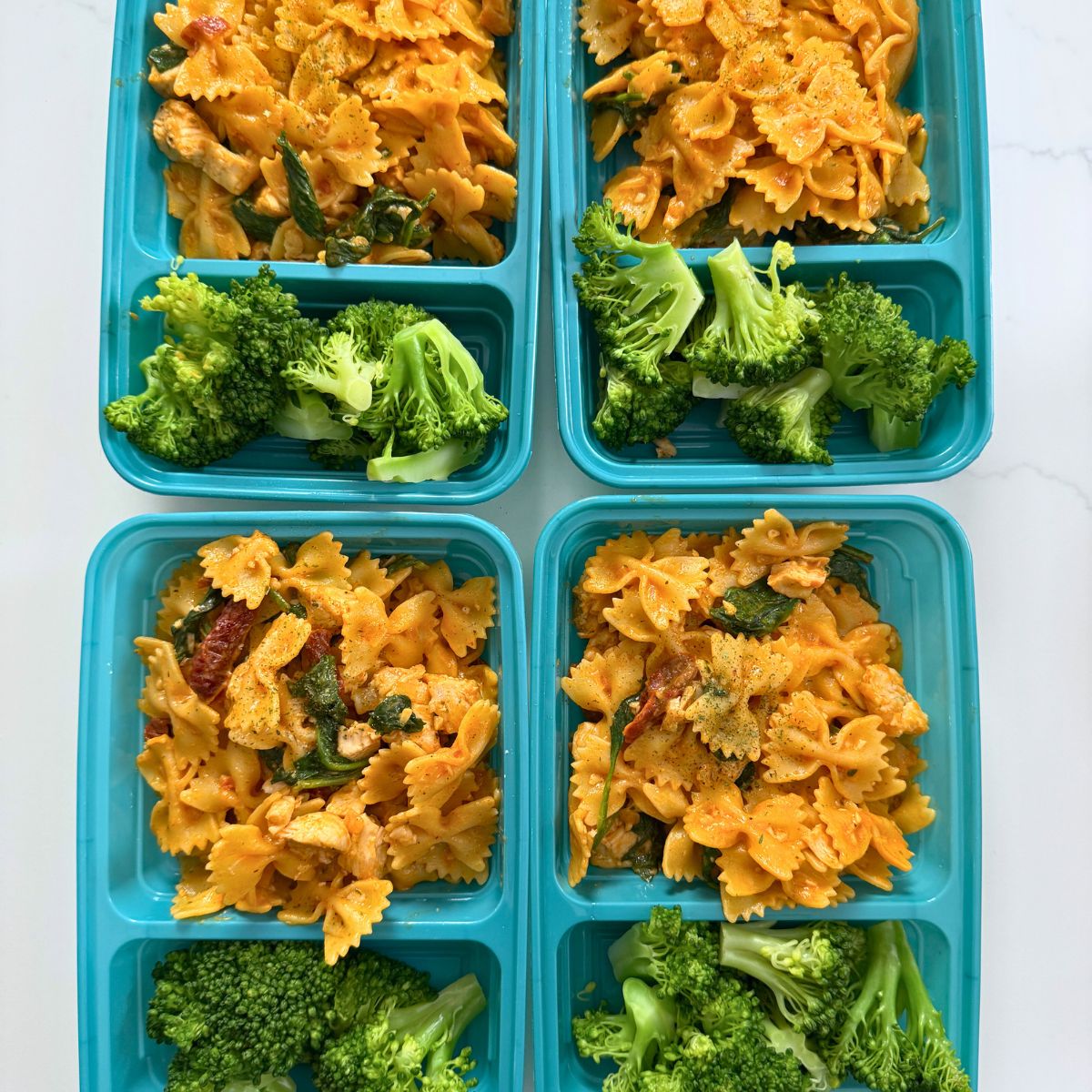 High Protein Pasta Meal Prep Dinner