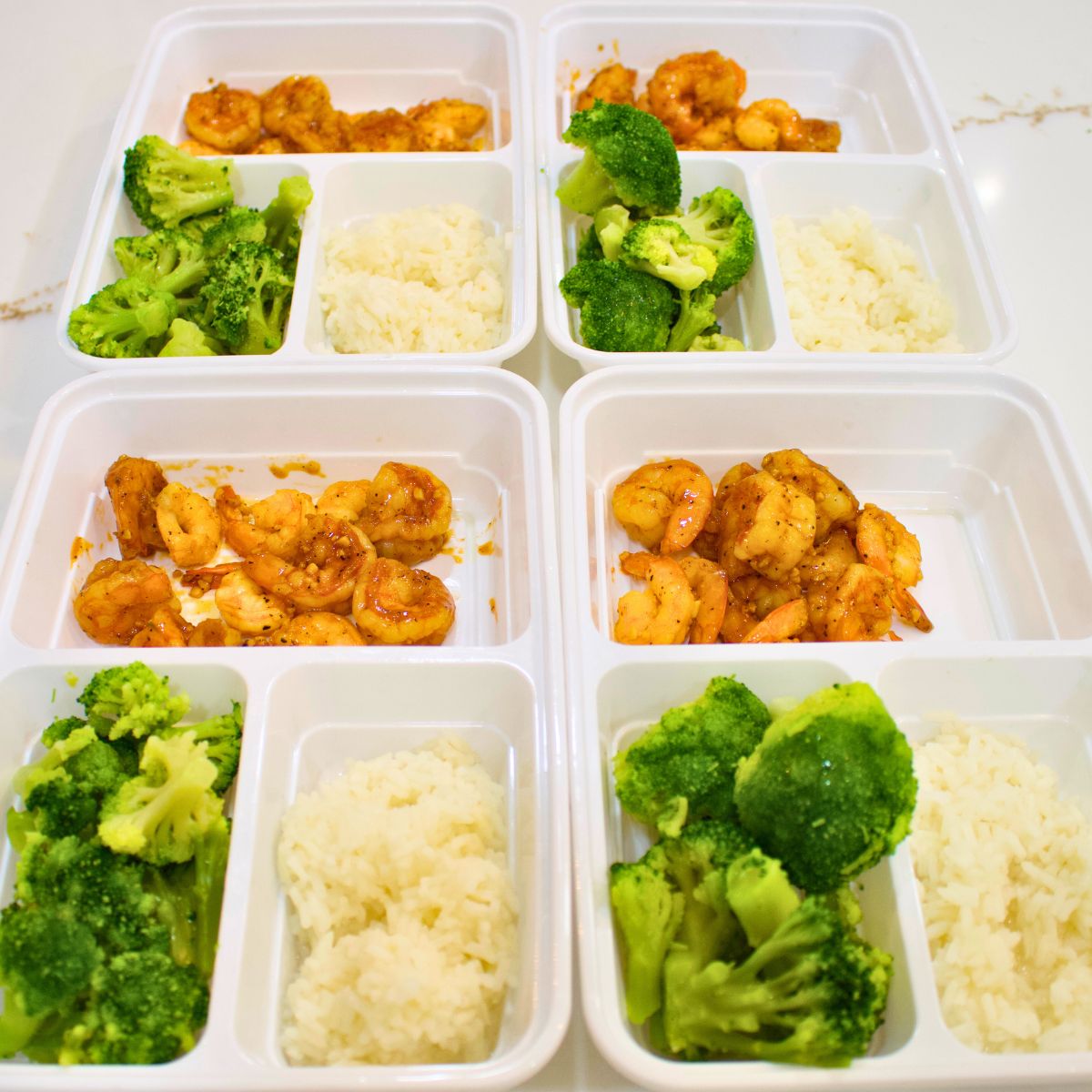 Garlic Shrimp Meal Prep