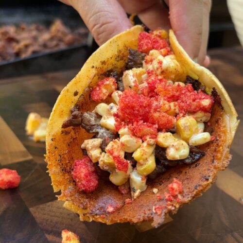 How To Make Grilled Corn Elotes Steak Tacos (1)